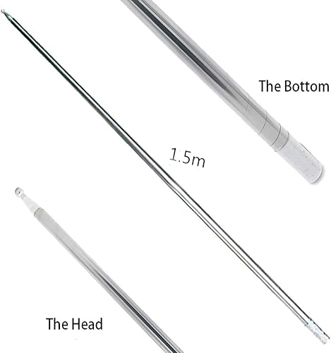 Miniatura 6 de Xfunjoy - Bastón mágico tipo metal con guantes y tutorial, bastón mágico de bolsillo, para trucos de magia de primer plano.