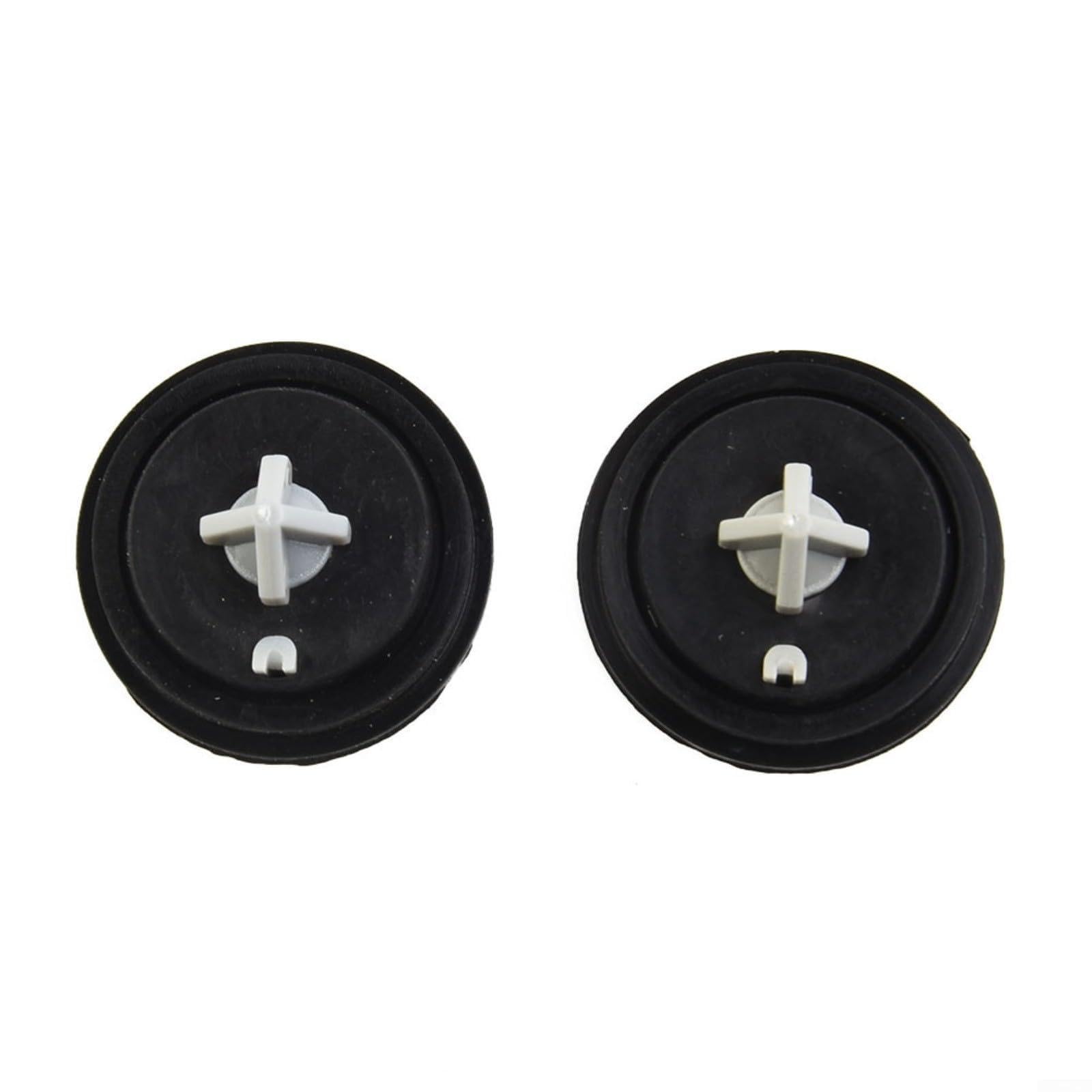 Guarnizione a membrana in gomma nera da 28 mm per valvola di riempimento del serbatoio del WC Siamp 95 95L 99T 99B 99 (2 pezzi)