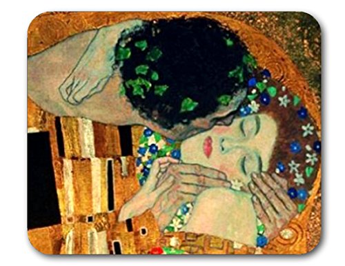 Gustav Klimt Abstract/Expressionist Art Mouse Pads (The Kiss)