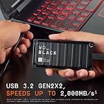 WD_Black 1TB P40 Game Drive SSD - Up to 2,000MB/s, Portable External Solid State Drive SSD, Compatible with PlayStation, Xbox, PC, & Mac - WDBAWY0010BBK-WESN