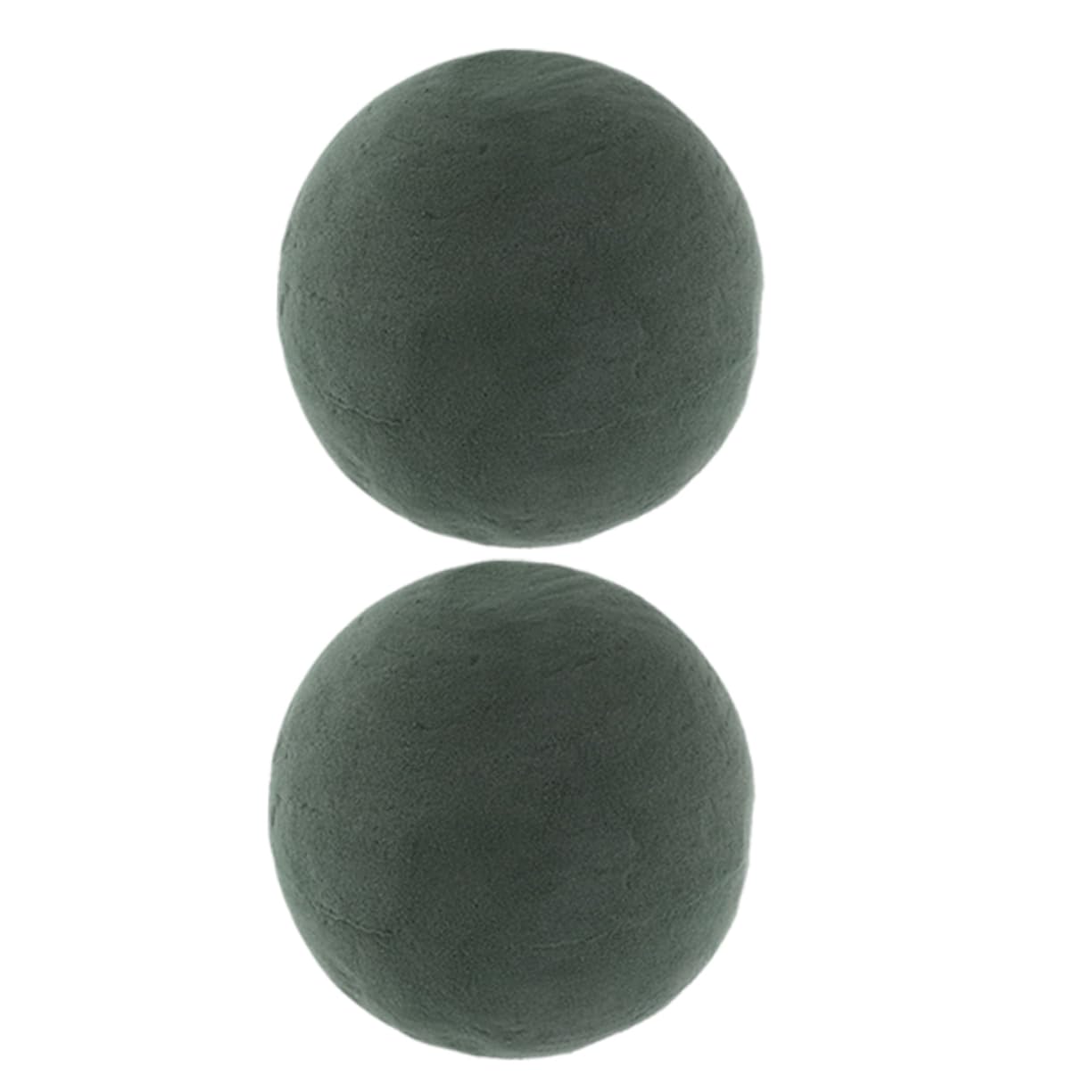 Happyyami 2Pcs Round Floral Balls Absorbent Spheres for Flower Arrangements for Weddings Parties Home Decor DIY Floral Decorations Soft Phenolic Material