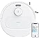 ECOVACS DEEBOT N30 White 2 in 1 Robot Vacuum Cleaner & Mop, New Launch, 10000 Pa Suction, 5200mAh Battery, Covers 3500+ Sq ft