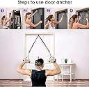 DEZNA Exercise Bands Resistance Bands Set for Workingout Door Fitness Gym Resistance Bands Kit for Men Women Stretching Rubber Bands (11PCS) gallery image