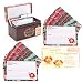 Set of My Family Happy Day Recipe Box, 8 Dividers & 80 Recipe Cards-Brown Floral Design Plus 2 RECIPES Included that will fit right in the recipe box here