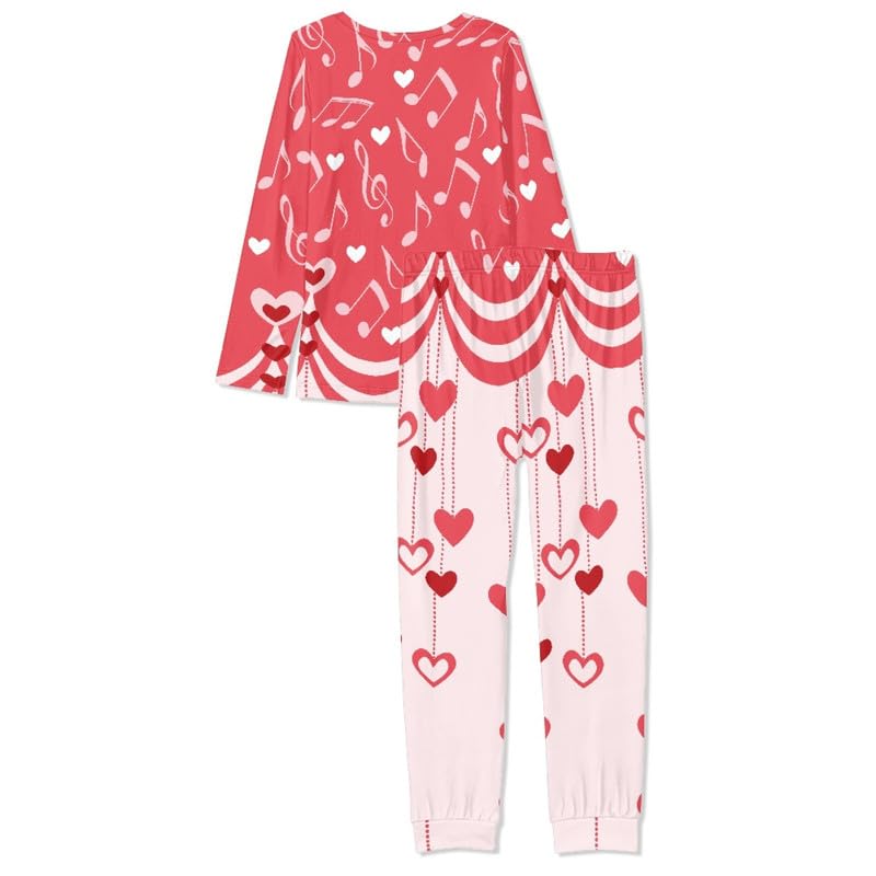 Conjunto de pijama para mujer con bolsillo y parte superior y pantalones, tallas XS-6X