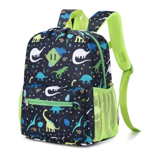 QIXIHU Toddler Backpack for Boys Girls 12 Mini Preschool Backpack for Kids Age 2-4 Years Old Small Toddler Bookbag for Kindergarten with Chest Buckle and Reflective Strip