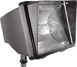 RAB Lighting FF100 High Pressure Sodium HID Future Floodlight, ED17 Type, Aluminum, 100W Power, 9500 Lumens, 120V, Bronze Color