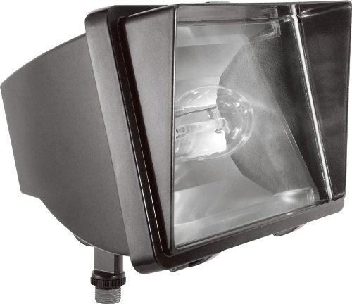 RAB Lighting FF70/PC Future Flood 70W HPS 120V NPF Lamp and 120V PC, Bronze