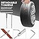 CYJJYZ 64 Pcs Reifenreparaturset,Reifen Reparaturset Auto,Tragbares Autoreifen Reparaturset,Reifen Reparatur Set,Reifen Flickset Auto,Autoreifen Flickzeug Pannenset für Auto,LKW,Traktor,Motorrad