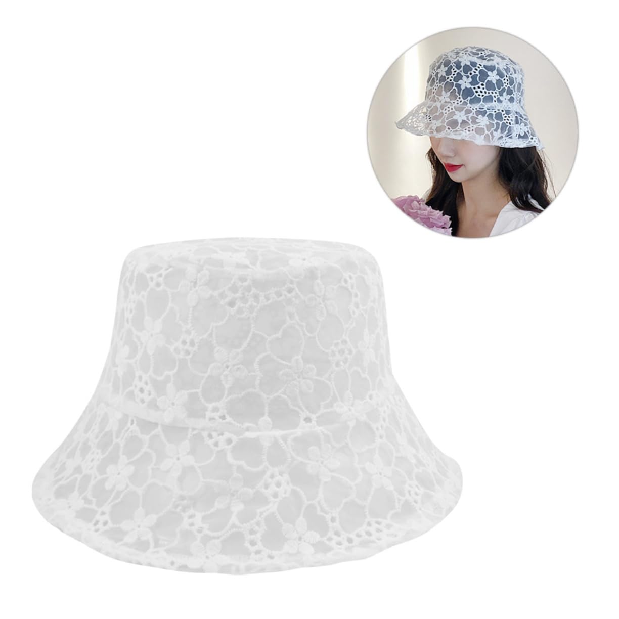 Fischerhut damenmützen frauenmützen strandloege Outdoorhut sonnenpflege Women's Hats & caps Sunburn Damen Sonnenhut Sonnenschutz Sonnenhut für Erwachsene UV-Schutz-Hut Weiß
