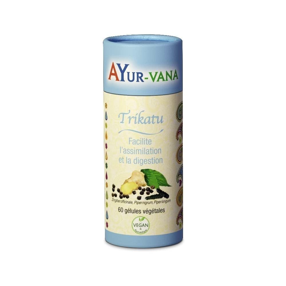 Trikatu AYur-vana- 60 gélules - Digestion