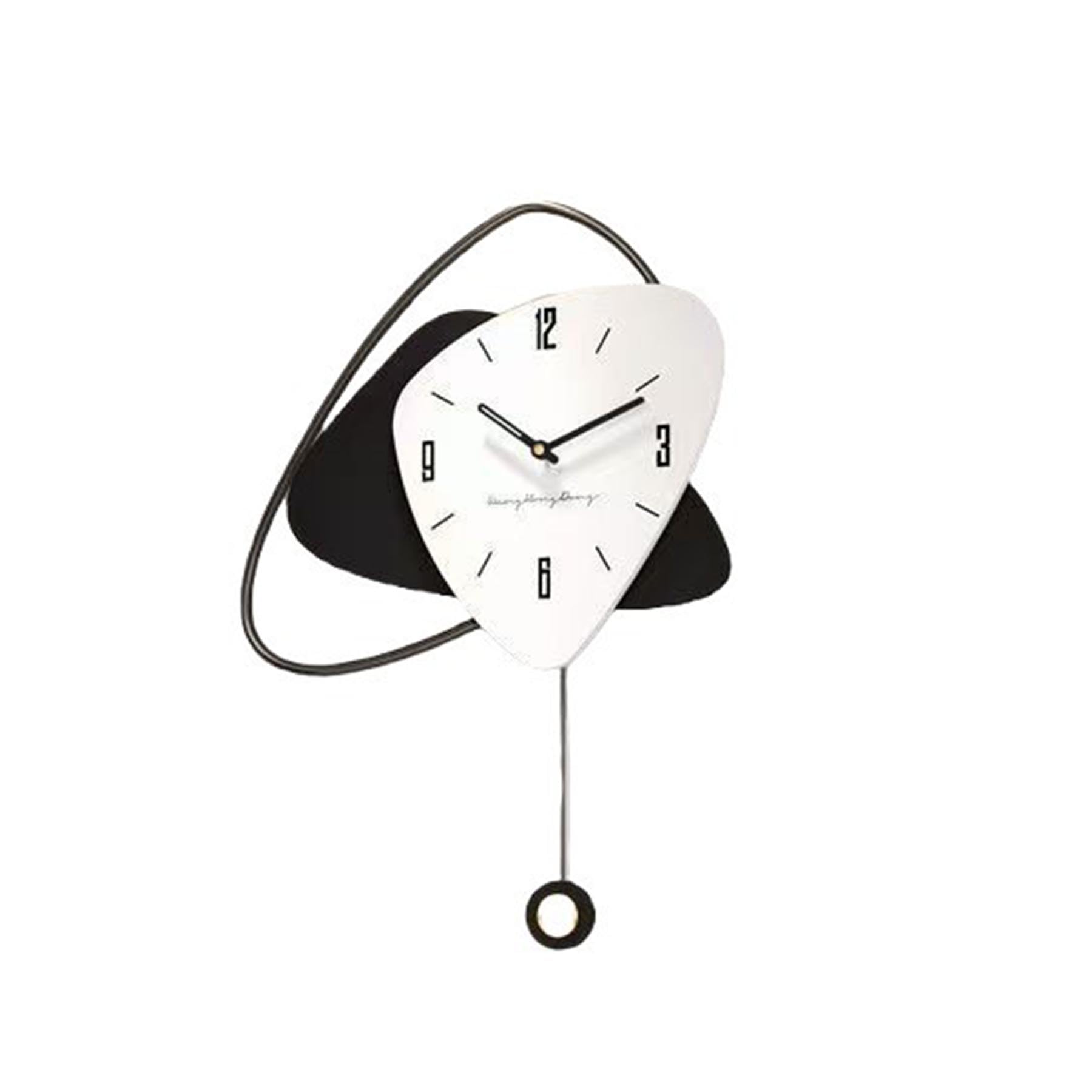 Horloge murale en métal moderne pour décorer le salon avec élégance