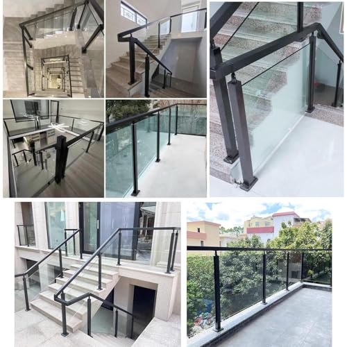 Poste de balaustrada premium de acero inoxidable ranurado de 105cm 4