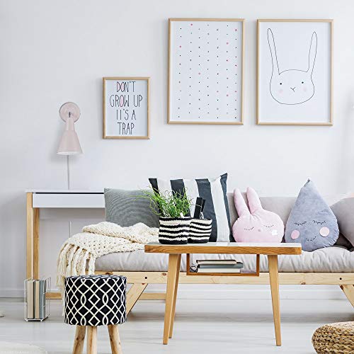 Globe Electric 13064 Sophie 1-Light Plug-In Or Hardwire Wall Sconce, Chrome Gooseneck, Matte Rose, 6Ft Clear Cord #TOP5