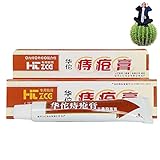 Hua Tuo Pomada para las Hemorroides,Fisuras Anales,Hemorroides,Tratamiento Rápido,Seguro para el Alivio del Síntoma Hemorroidal,25g