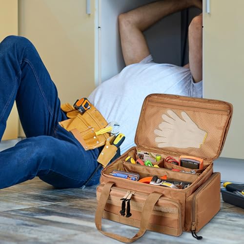 Sac à outils électricien en polyester robuste pour le transport