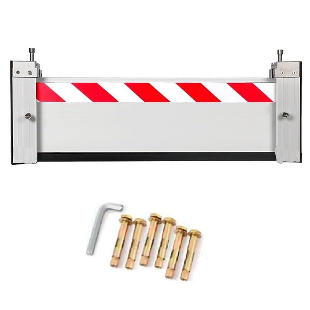 Barrière anti-inondation en aluminium 163x20cm pour porte de garage