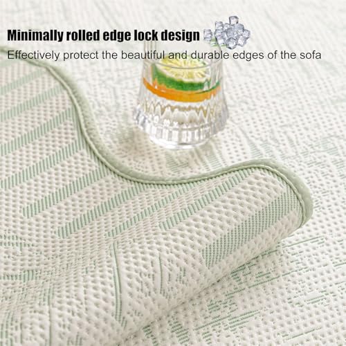 Protector de muebles minimalista gris 70x150cm con estera de sofá antideslizante 5