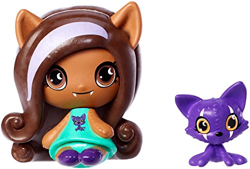 MONSTER HIGH MINIS CLAWDEEN WOLF& CRESCENT FIGURES