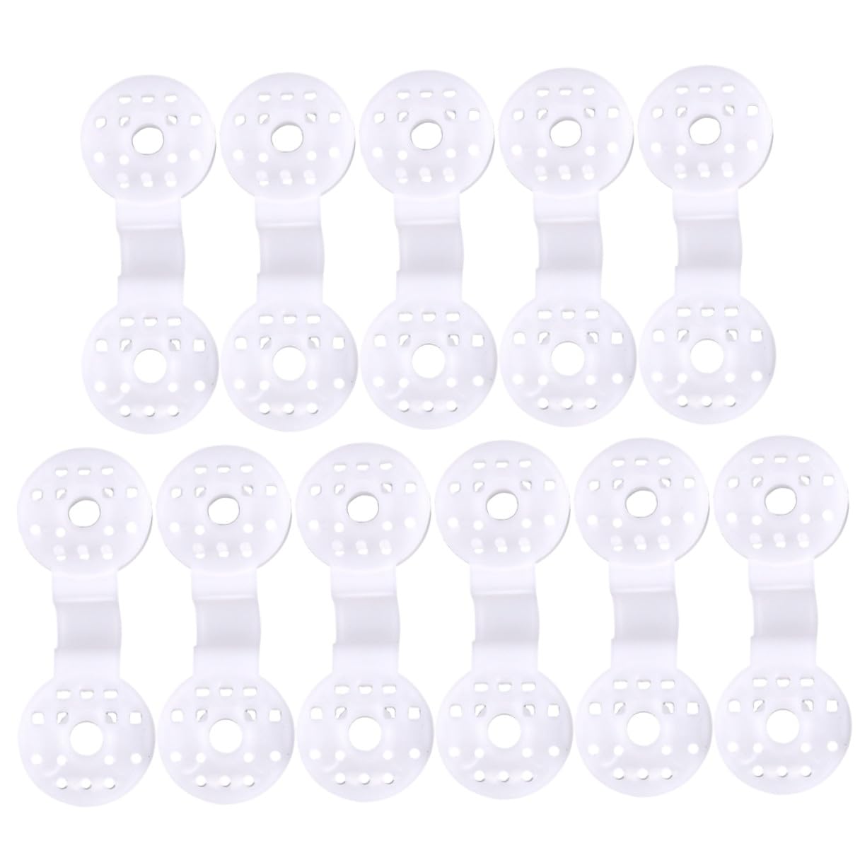 Toile ombrage pinces plastiques de fixation : clips brise-vue et serre x50
