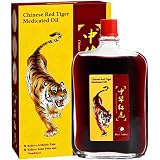 50ml Chinese Red Tiger Medicated Oil, Tiger Massage Oil for Muscle Pain Massage Oil Muscle Relax Suitable Muscle Discomfort Relief Travel Fatigue Recovery Outdoor Activity Support