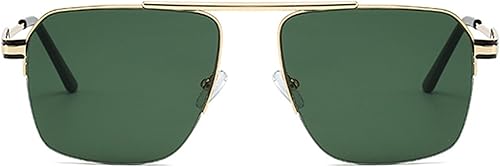 bullabulling Lentes de sol cuadrados retro para mujer y hombre, estilo vintage, de gran tamaño, de los años 70, 80, 90, sombras