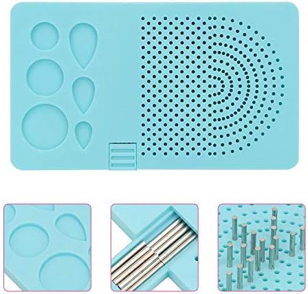 Guide Quilling Board, 6.1x3.6inch Quilling Tool Quil Board with Pins Storage Box, 20 Roots Needle Plate DIY Grid Tool for Paper Crafting