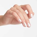 OPI Nail Lacquer Kyoto Pearl | Opaque Soft White Pearl Chip Resistant Nail Polish | Fast Drying, Streak Free
