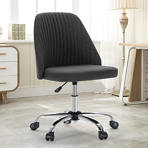 DUMOS Office Chair, Comfy Desk Chair Rolling Vanity Swivel Task