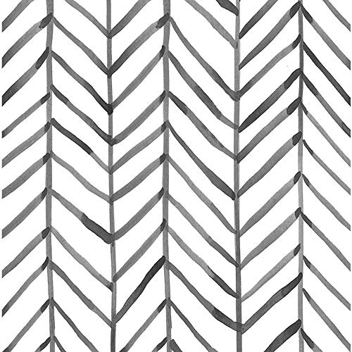 Papier peint rayures modernes blanc auto-adhésif 6mx45cm - 4