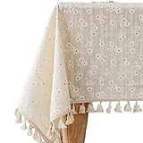 【Design délicat】 petite marguerite à clé imprimée vous apportera une sorte de sens propre de vision chic, collocalisez-vous avec un beau bord délicat, rendez votre table plus raffinée.