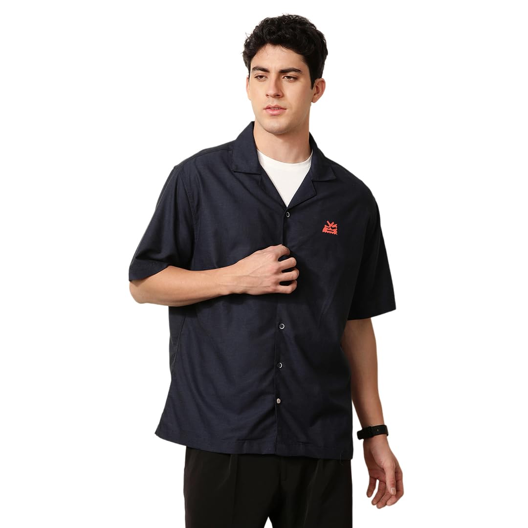WROGN Men's 100% Cotton Shirt | Back Graphic Print | Resort Fit - Review, Price and Buying Guide