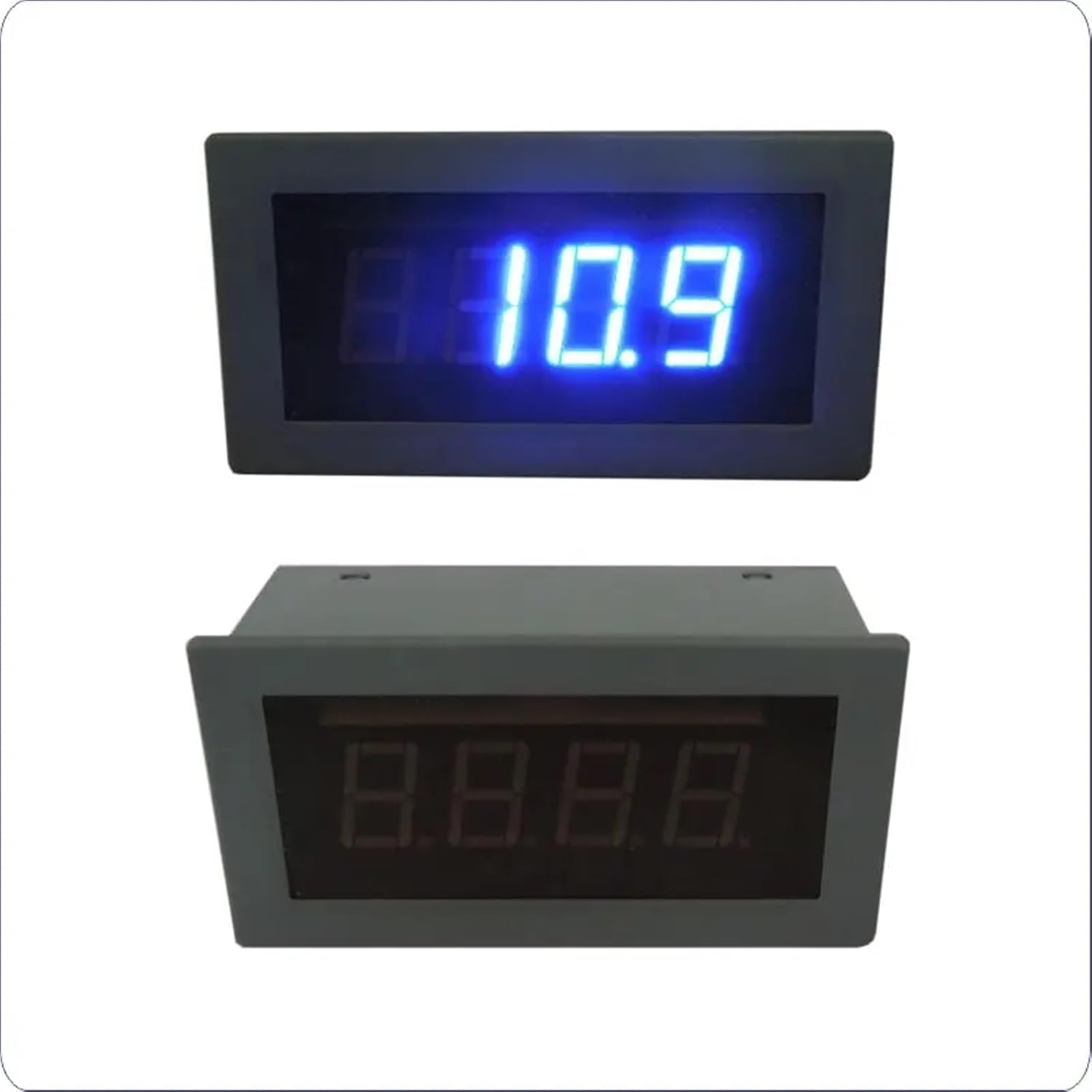 YB5140TM LED Digital Thermometer Car Temperature Meter Tester Probe Cu100 BA1 G53 R N E T PT100 J K Type 1Pcs(Color:Blue,Size:R_Power Supply 12V)