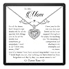 Tryndi best mom necklace crystal mom gifts for christmas birthday mothers day  urban country home decor