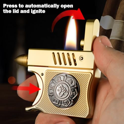 Encendedor Vintage de Zinc para Kerosene miniatura 3