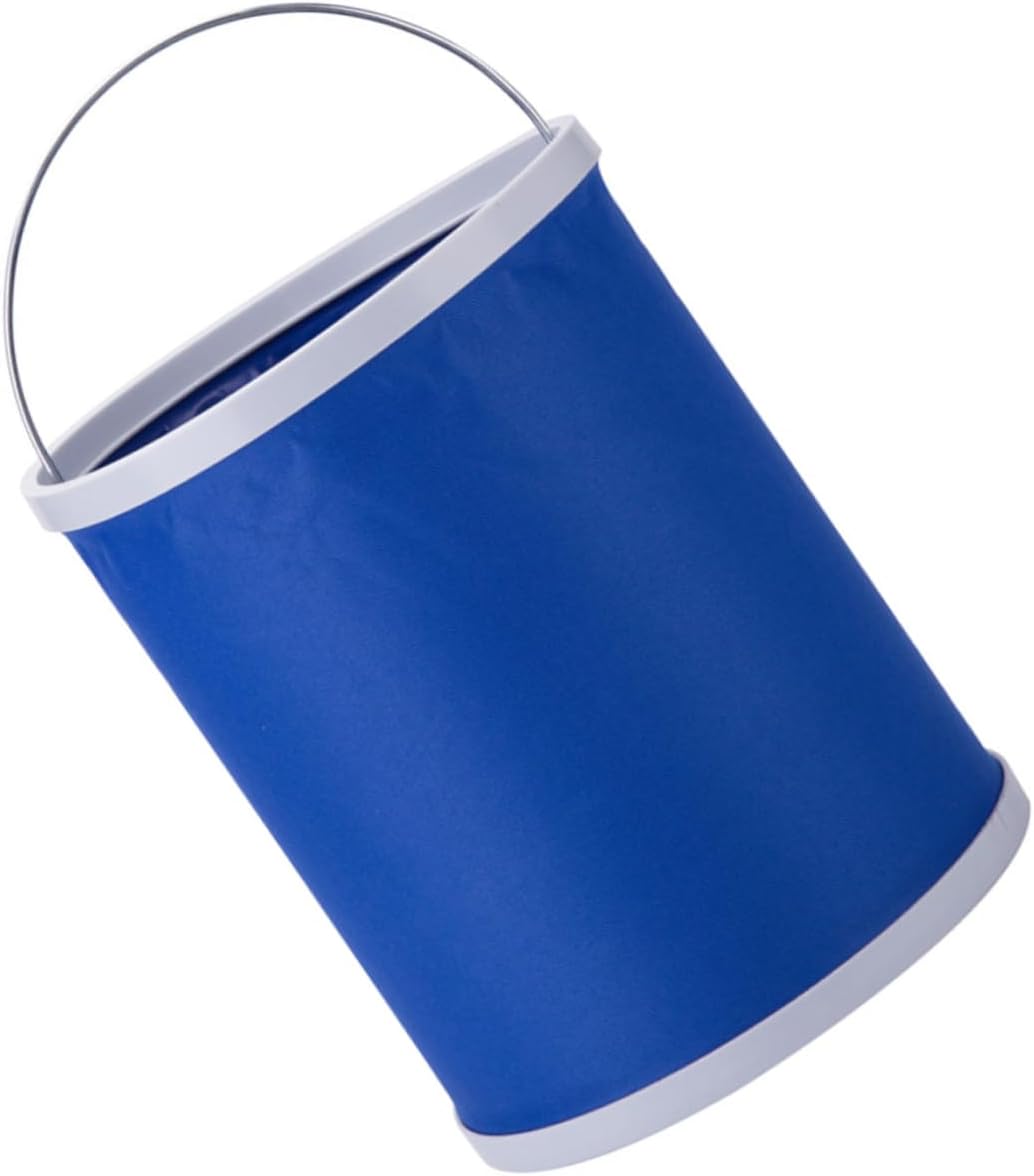 PRETYZOOM 1Pc Foldable Water Container Portable Fishing Bucket for Outdoor Use for Car Washing Camping Gardening and Beach Activities Space Saving Design