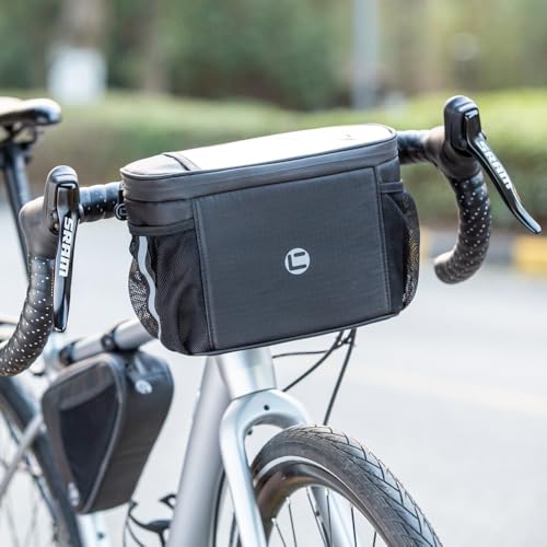 WOTOW Bike Handlebar Insulated Bag, Bike Front Phone Bag