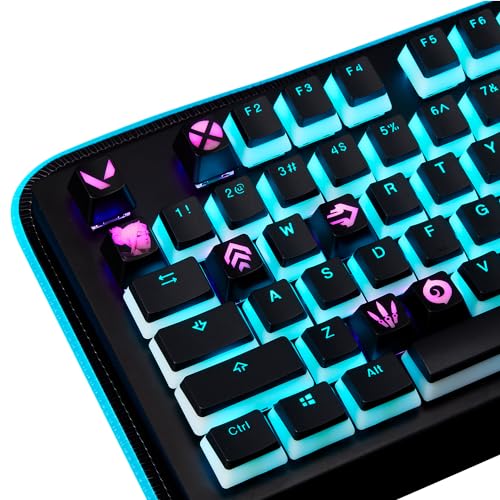 Valorant Custom Keycaps (Agent Raze) - Laser Engraved with...