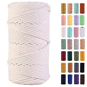 Maoqian Makramee-Kordel, 3 mm x 90 m, bunt