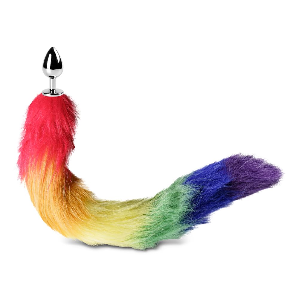 BeHorny Tail Butt Plug Furry Fox, Cat Tail Anal Plug