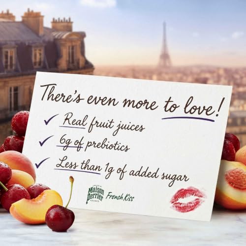 Maison Perrier French Kiss Sweetened Sparkling Water, Peach & Cherry - image 4