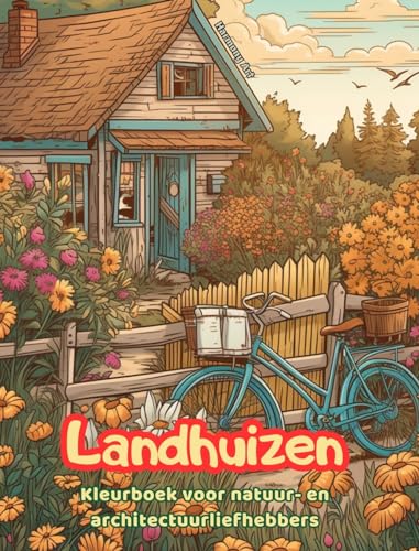 Landhuizen Kleurboek voor natuur- en architectuurliefhebbers Geweldige ontwerpen voor totale ontspanning: Droomhuizen op het platteland om creativiteit aan te moedigen (Dutch Edition)