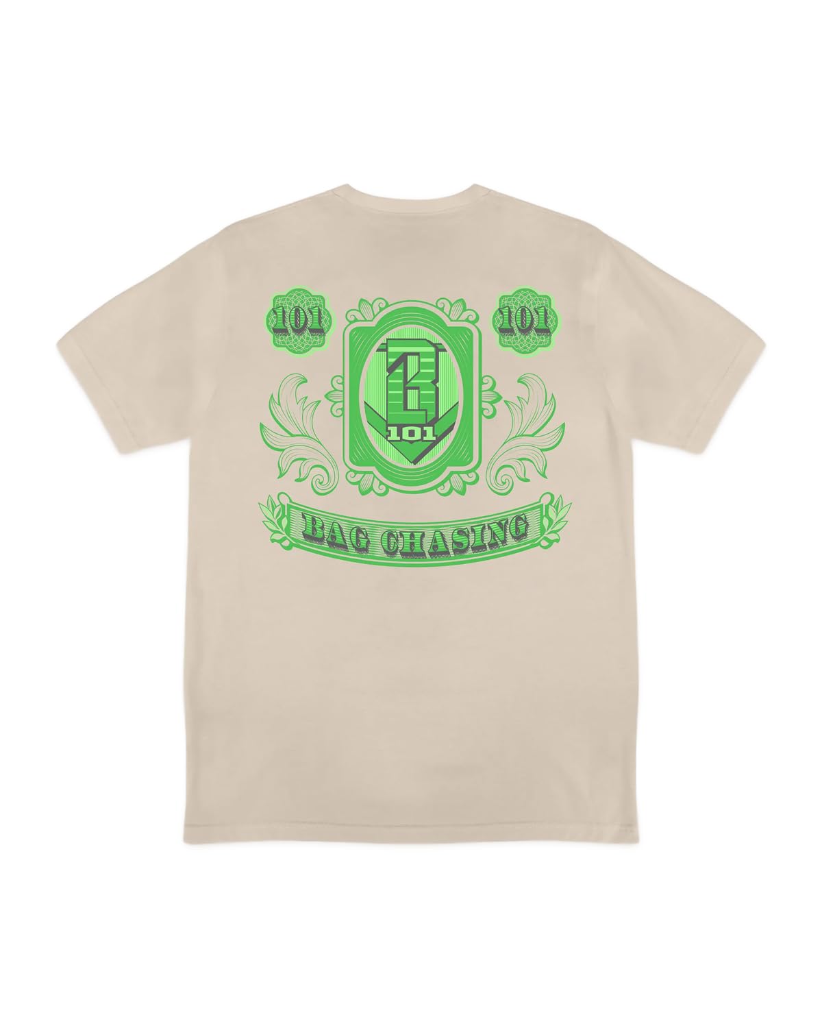 Baseball Lifestyle 101 Bag Chaser Youth Tee for Boys, Soft 60/40 Blend, Breathable, Side-Seamed, Sizes Youth S-XL