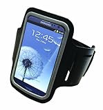 Pulsera de neopreno especialmente diseñada para el Samsung Galaxy S3 y S4 en negro