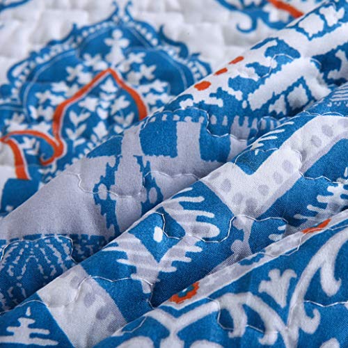 Qucover Tagesdecke 150x200 cm Boho, Gesteppte Decke aus Baumwolle 140x200, Bettüberwurf für Einzelbett, Premium Quilted… – Bild 4