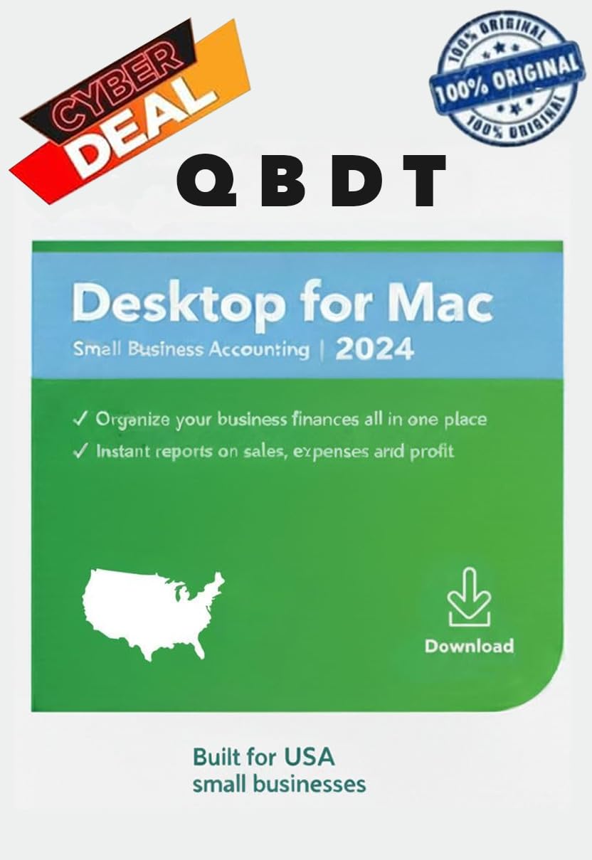 QBDP Desktop for Mac 2024 | Lifetime Version | NO DVD | Delivered via Amazon Message (Within 12hrs)