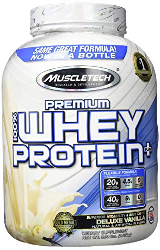 Preisvergleich Produktbild MuscleTech Premium 100% Whey Protein Plus, Deluxe Vanilla - 2270g