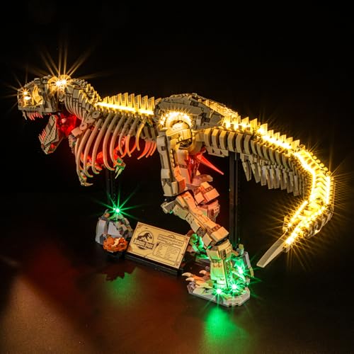 LIGHTAILING Light for Lego-76968 Dinosaur-Fossils: Tyrannosaurus-rex - Led Lighting Kit Compatible with Lego Building Blocks Model - NOT Included The Model Set