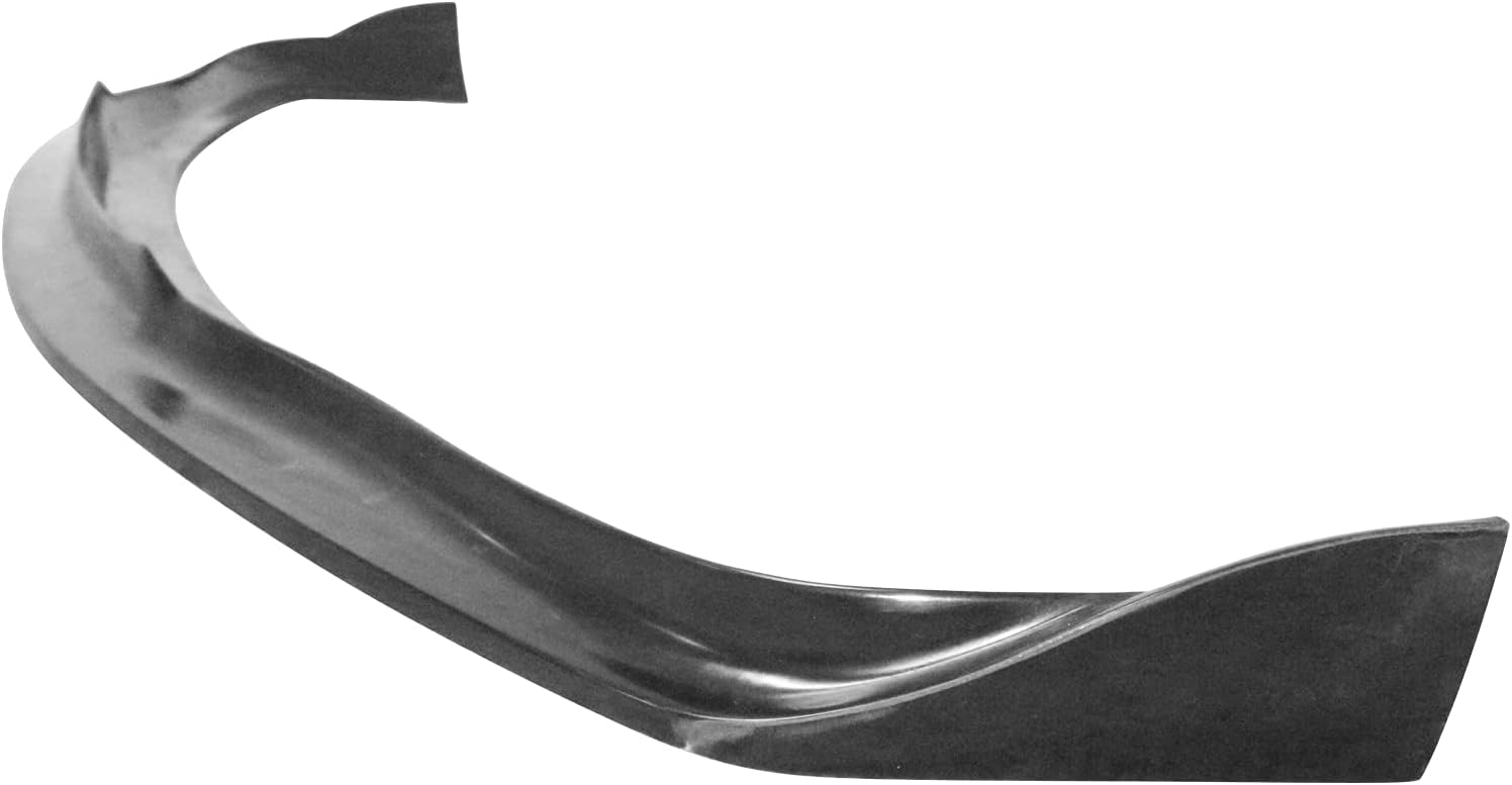 FREEMOTOR802® Front Bumper Lip Splitter Air Dam Chin Spoiler, Fits 2008-2013 Infiniti G37 Coupe (Except IPL/Sport) & 2014 Infiniti Q60 Base Journey, EVO Style Unpainted Black PU 1PC Lower Guard Trim