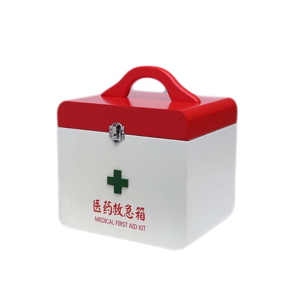 Caja de medicina de madera grande XMING botiquín para coche